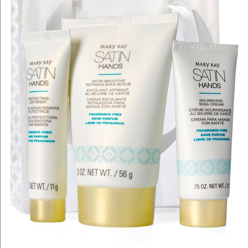 Satin hands set